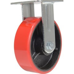 Vestil - Standard Casters; Mount: With Holes ; Style: Rigid ; Wheel Diameter: 6 (Inch); Wheel Width: 2 (Inch); Overall Height (Inch): 7-1/2 ; Load Capacity (Lb.): 1232.000 - Exact Industrial Supply