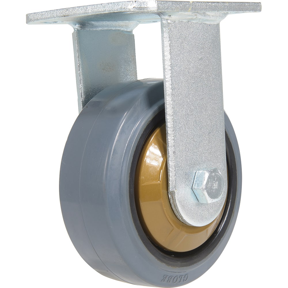 Vestil - Standard Casters; Mount: With Holes ; Style: Rigid ; Wheel Diameter: 5 (Inch); Wheel Width: 2 (Inch); Overall Height (Inch): 6-9/16 ; Load Capacity (Lb.): 661.000 - Exact Industrial Supply