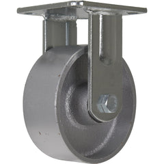 Vestil - Standard Casters; Mount: With Holes ; Style: Rigid ; Wheel Diameter: 5 (Inch); Wheel Width: 2 (Inch); Overall Height (Inch): 6-1/2 ; Load Capacity (Lb.): 1322.000 - Exact Industrial Supply