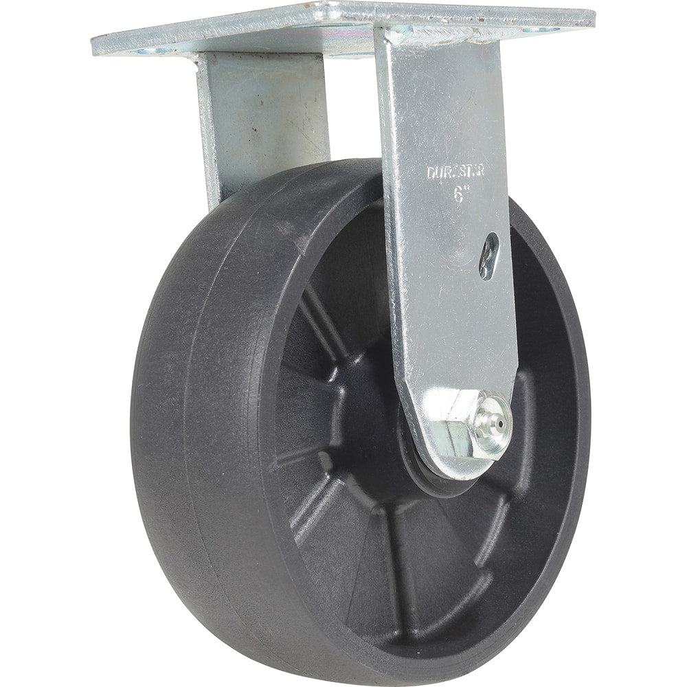 Vestil - Standard Casters; Mount: With Holes ; Style: Rigid ; Wheel Diameter: 6 (Inch); Wheel Width: 2 (Inch); Overall Height (Inch): 7-1/2 ; Load Capacity (Lb.): 1200.000 - Exact Industrial Supply