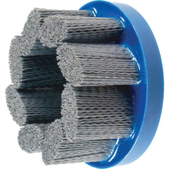 PFERD - Disc Brushes; Outside Diameter (Inch): 8 ; Grit: 80 ; Abrasive Material: Silicon Carbide ; Brush Type: Crimped ; Connector Type: Arbor ; Arbor Hole Size (Inch): 7/8 - Exact Industrial Supply
