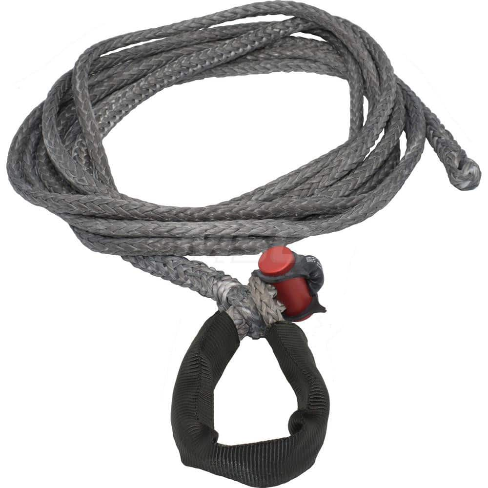 7,400 Lb 300″ Long x 7/16″ High Automotive Winch Strap Loop & Eye, For Use with Winches & Shackles