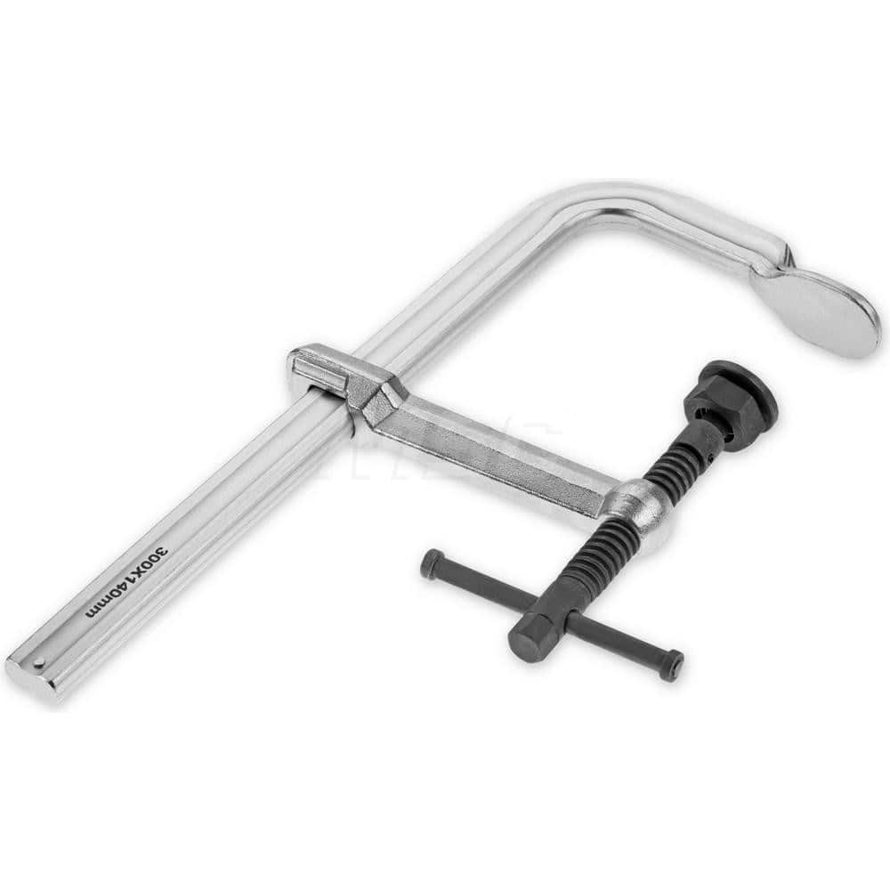 Sliding Arm Bar Clamp: 24″ Max Capacity, 5″ Throat Depth