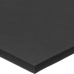 USA Sealing - 56 x 1/2 x 1/4" Black Viton Foam Strip - Exact Industrial Supply