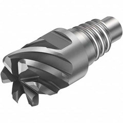 Sandvik Coromant - Corner Radius & Corner Chamfer End Mill Heads Mill Diameter (Inch): 3/4 Mill Diameter (Decimal Inch): 0.7500 - Caliber Tooling