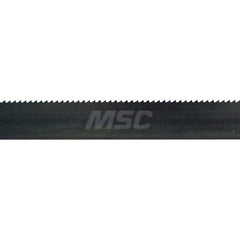 Welded Bandsaw Blade: 17' 4″ Long, 1-1/2″ Wide, 0.05″ Thick, 1.14H TPI Carbon Steel, Toothed Edge