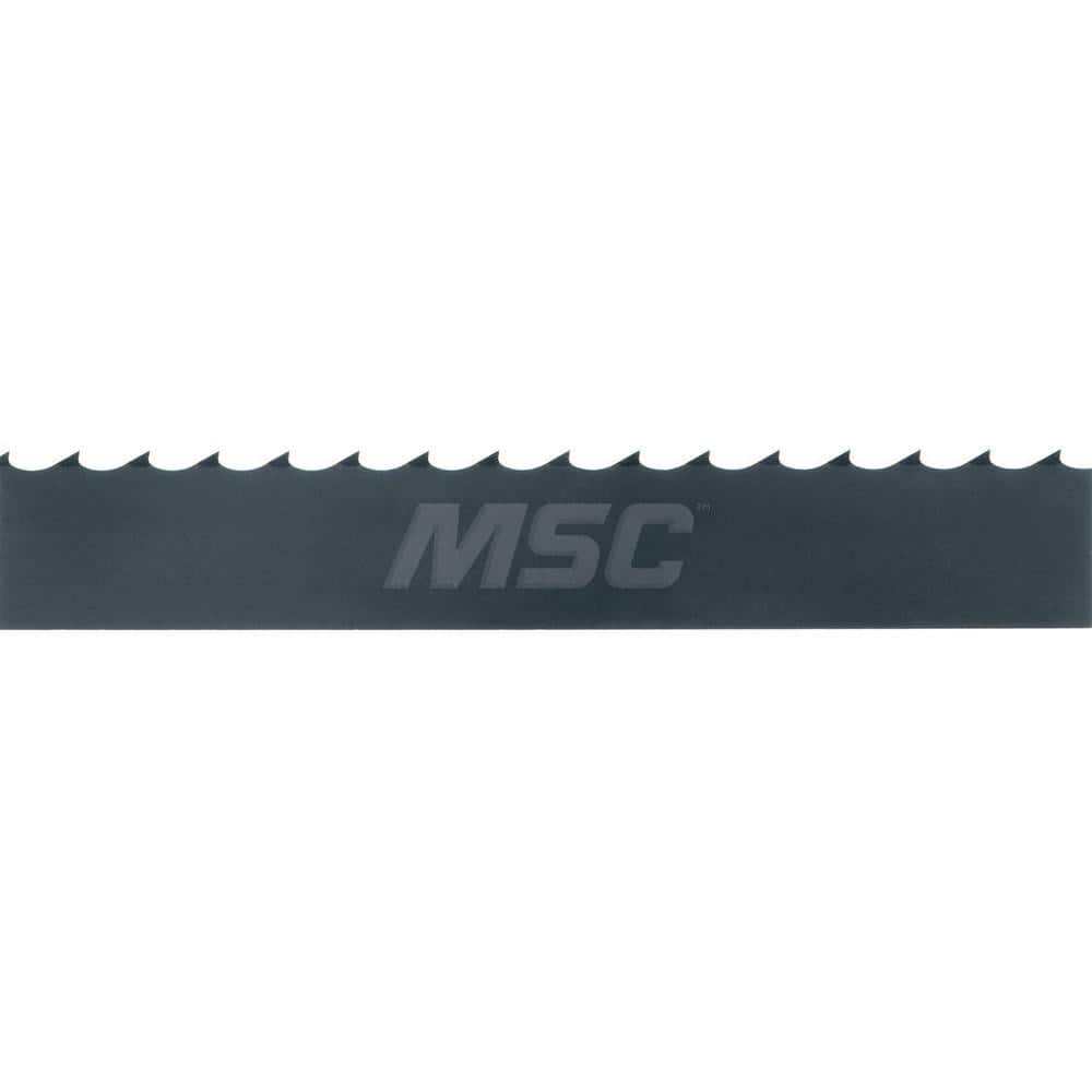 Welded Bandsaw Blade: 5' 4″ Long, 3/8″ Wide, 0.025″ Thick, 4 TPI Carbon Steel, Toothed Edge