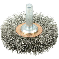2″ Diameter - Crimped Stainless Confle x Brush - Caliber Tooling