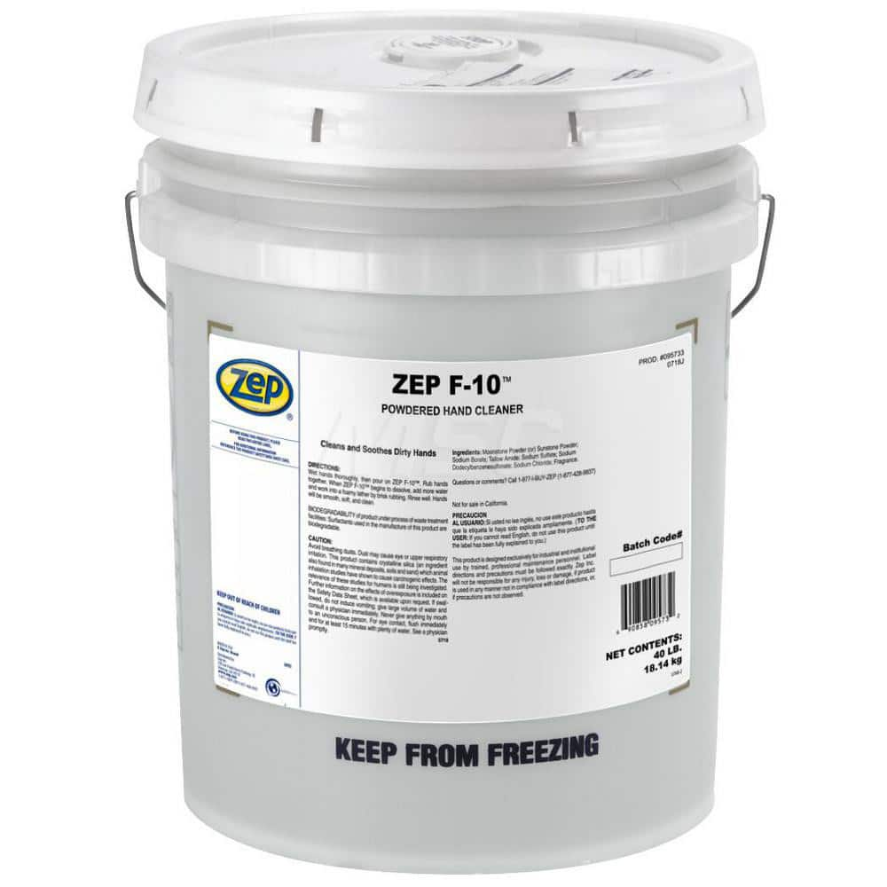 Hand Cleaner: 40 lb, Drum Powder, White