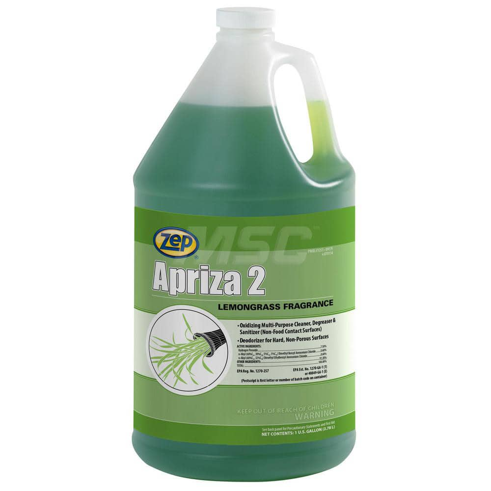 All-Purpose Cleaner: 1 gal Bottle Liquid, Lemongrass Scent