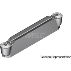 Grooving Insert: GCM5025RN AC8025P, Solid Carbide Absotech Finish, Neutral, 5 mm Cutting Width, 25 mm Max Depth, Series GND