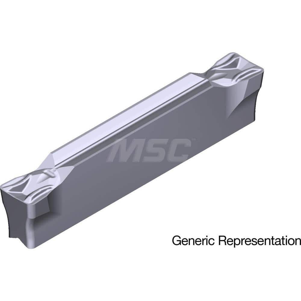 Grooving Insert: GCM5187MG AC5015S, Solid Carbide Absotech Finish, Neutral, 0.187″ Cutting Width, 0.906″ Max Depth, Series GND