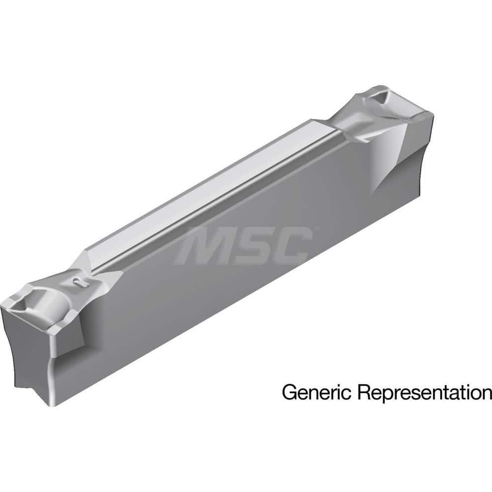 Grooving Insert: GCM5002GL AC8035P, Solid Carbide Absotech Finish, Neutral, 5 mm Cutting Width, 25 mm Max Depth, Series GND