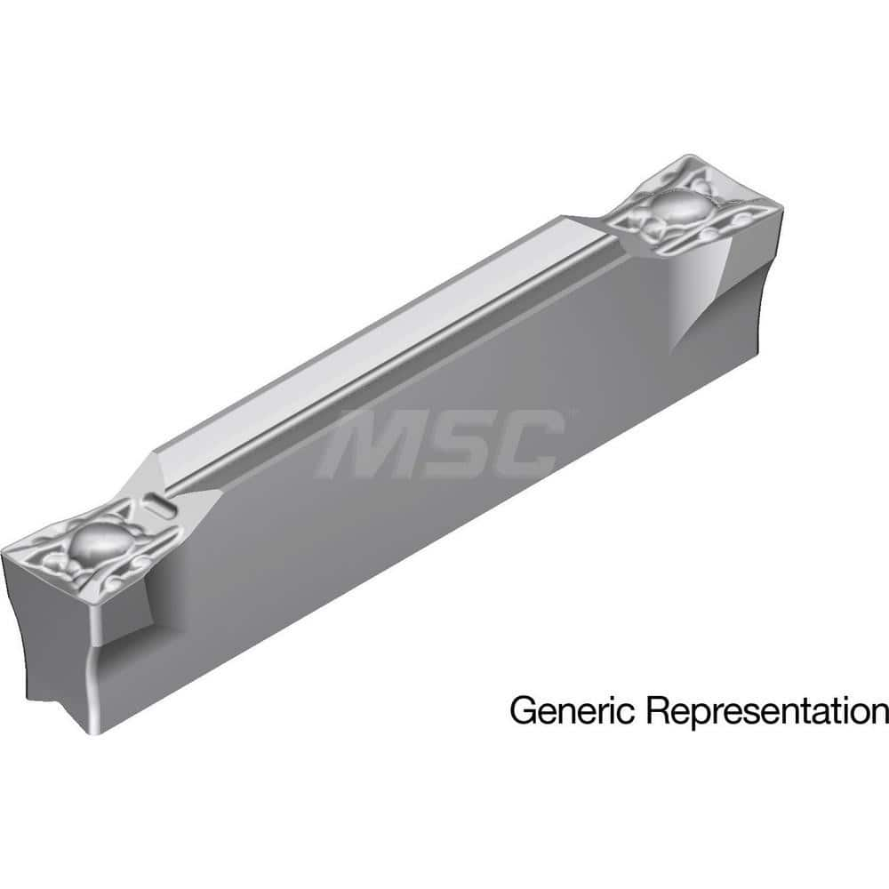 Grooving Insert: GCM5004ML AC8035P, Solid Carbide Absotech Finish, Neutral, 5 mm Cutting Width, 25 mm Max Depth, Series GND