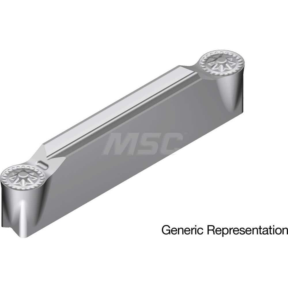 Grooving Insert: GCM5025RG AC8035P, Solid Carbide Absotech Finish, Neutral, 5 mm Cutting Width, 25 mm Max Depth, Series GND