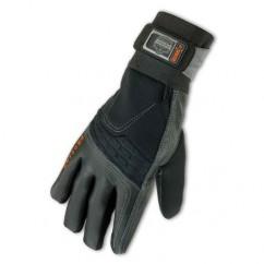 9012 M BLK GLOVES W/ WRIST SUPPORT - Caliber Tooling