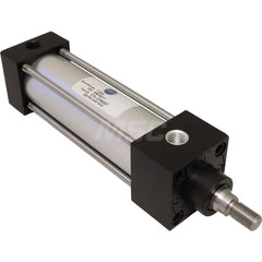 Air Cylinders; Type: Double Acting; Bore Size (Decimal Inch): 3-1/4; Rod Diameter (Decimal Inch): 1.0000; Stroke Length (Decimal Inch): 6.0000; Mounting Style: Flush Bottom; Port Size: 3/8; Port Type: NPT; Width (Decimal Inch): 3.7500; Length (Decimal Inc