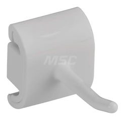 Mop & Broom Wall Hooks; Type: Wall Bracket; Number Of Holders: 1.000; Maximum Load Capacity: 6.61; Material: Polypropylene; Polyamide; Color: White; Width (Inch): 3.07