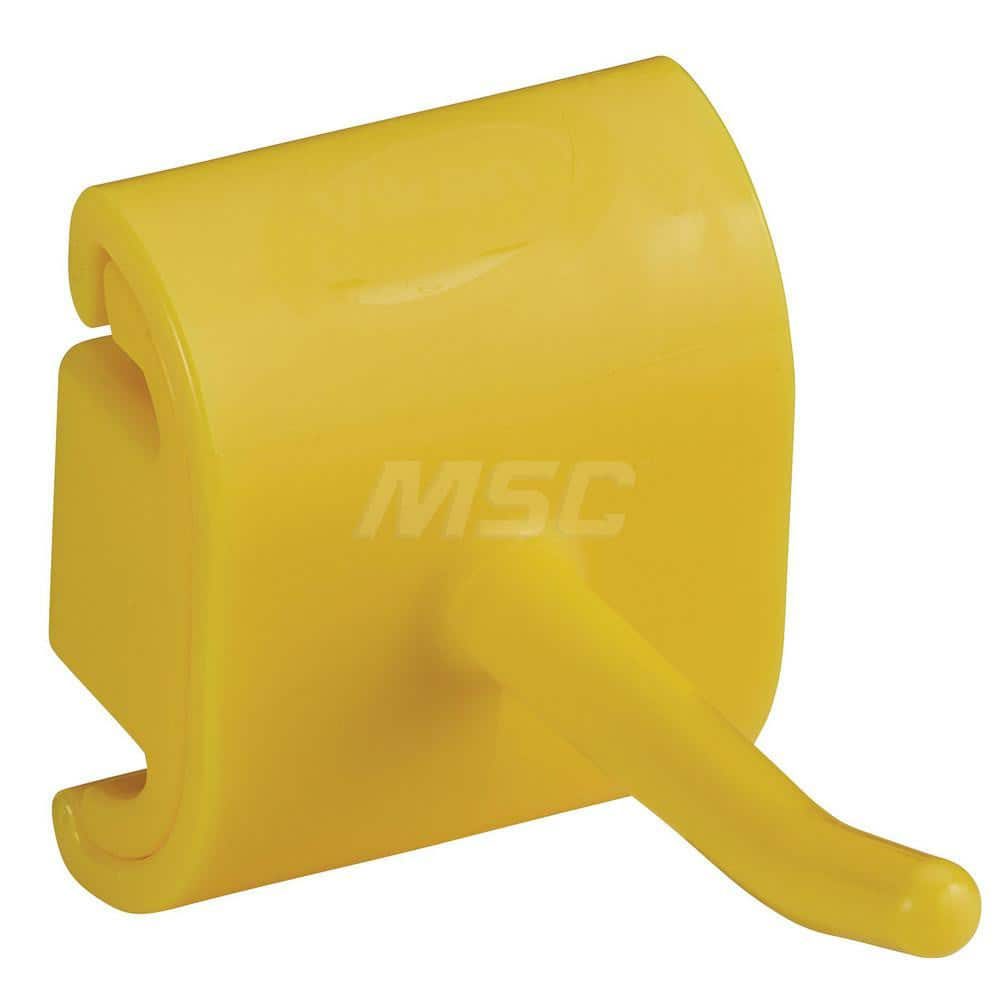 Mop & Broom Wall Hooks; Type: Wall Bracket; Number Of Holders: 1.000; Maximum Load Capacity: 6.61; Material: Polypropylene; Polyamide; Color: Yellow; Width (Inch): 3.07