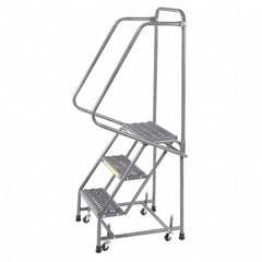 Ballymore - Rolling & Wall Mounted Ladders & Platforms Type: Stairway Slope Ladder Style: 50 Degree Incline - Caliber Tooling