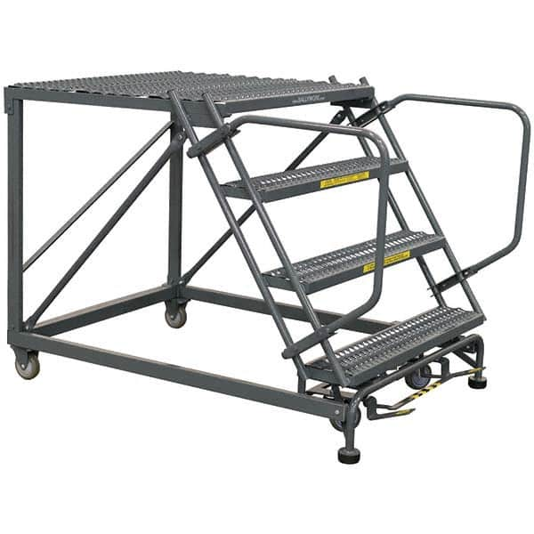 Ballymore - Rolling & Wall Mounted Ladders & Platforms Type: Stairway Slope Ladder Style: 59 Degree Incline - Caliber Tooling