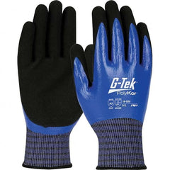 PIP - Size M, ANSI Cut Lvl A3, Puncture Lvl 4, Abrasion Lvl 4, Nitrile Coated Cut Resistant Gloves - Caliber Tooling