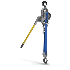 Little Mule - Manual Hoists-Chain, Rope & Strap; Type: Lever ; Lifting Material: Strap ; Capacity (Lb.): 2000 ; Lift Height (Feet): 11 ; Lift Height (Inch): 132 ; Minimum Headroom: 23.0 - Exact Industrial Supply