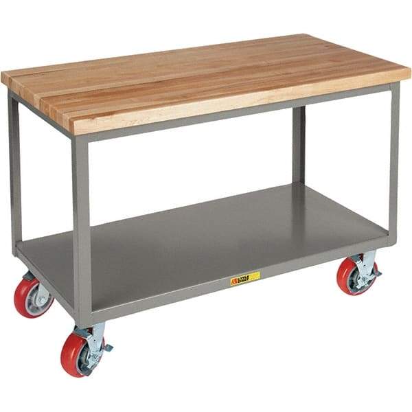 Little Giant - Mobile Work Benches Type: Butcher Block Top Length: 30 (Inch) - Caliber Tooling