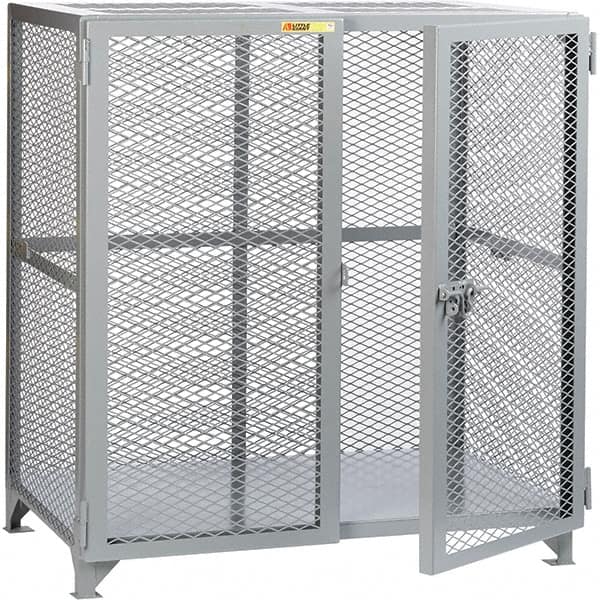 Little Giant - 1 Shelf Storage Cabinet - Steel, 73" Wide x 33" Deep x 52" High - Caliber Tooling