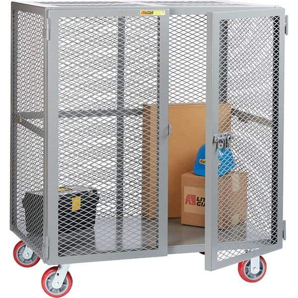 Little Giant - 1 Shelf Mobile Storage Cabinet - Steel, 61" Wide x 27" Deep x 57" High - Caliber Tooling