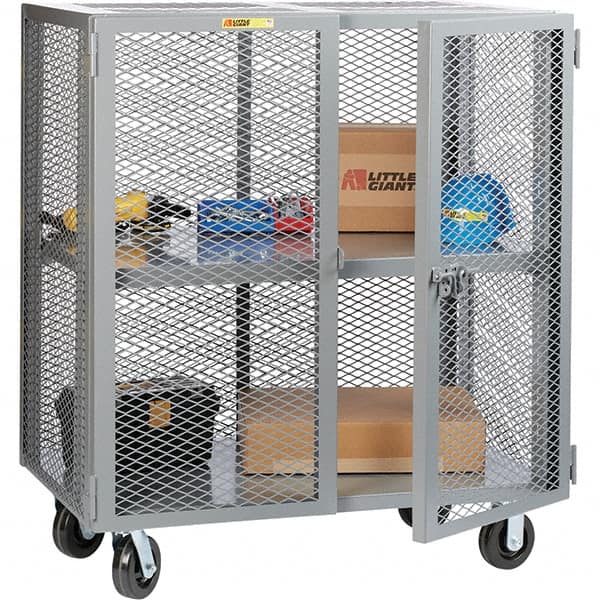 Little Giant - 1 Shelf Mobile Storage Cabinet - Steel, 49" Wide x 33" Deep x 57" High - Caliber Tooling