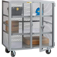 Little Giant - 2 Shelf Mobile Storage Cabinet - Steel, 73" Wide x 39" Deep x 57" High - Caliber Tooling