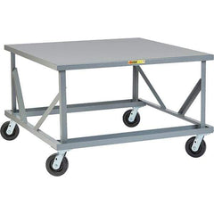 Little Giant - 3,600 Lb Capacity Steel Adjustable Pallet Stand - 30" High - Caliber Tooling