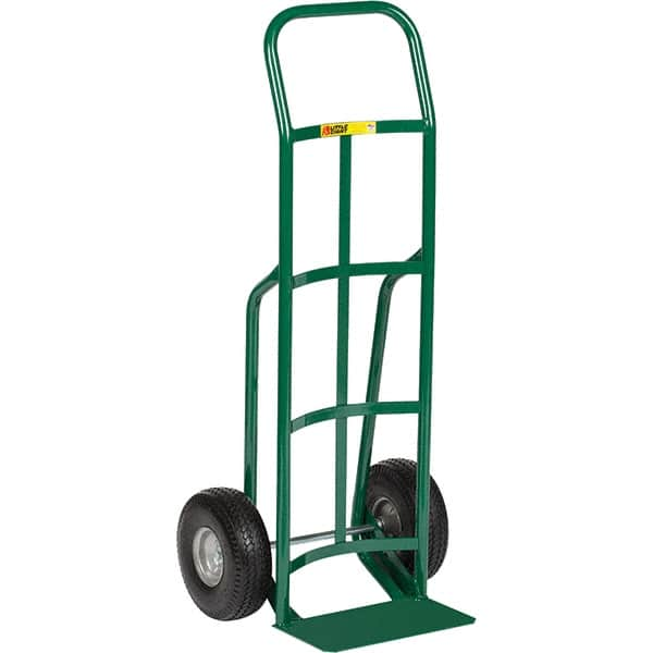 Little Giant - 800 Lb Capacity 47" OAH Hand Truck - Continuous Handle, Steel, Flat-Free Microcellular Foam Wheels - Caliber Tooling