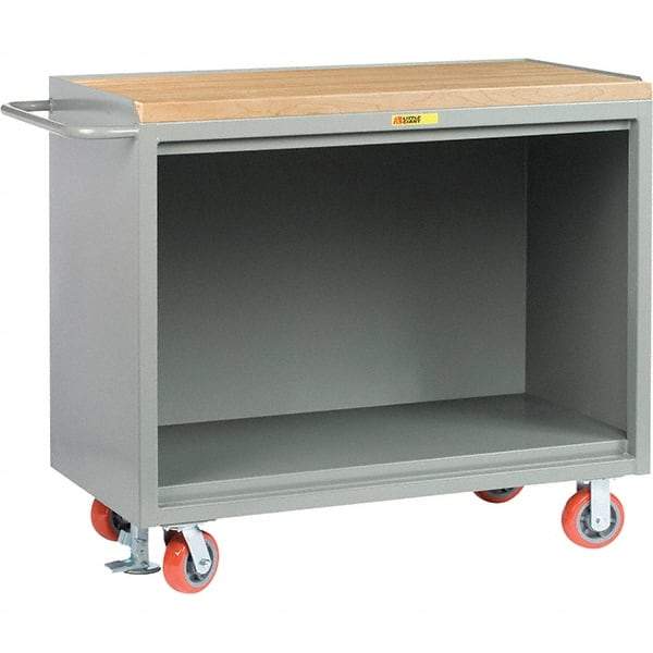 Little Giant - 3,600 Lb Capacity Mobile Service Bench - 41" Wide x 24" Deep x 43" High, Steel, Gray - Caliber Tooling