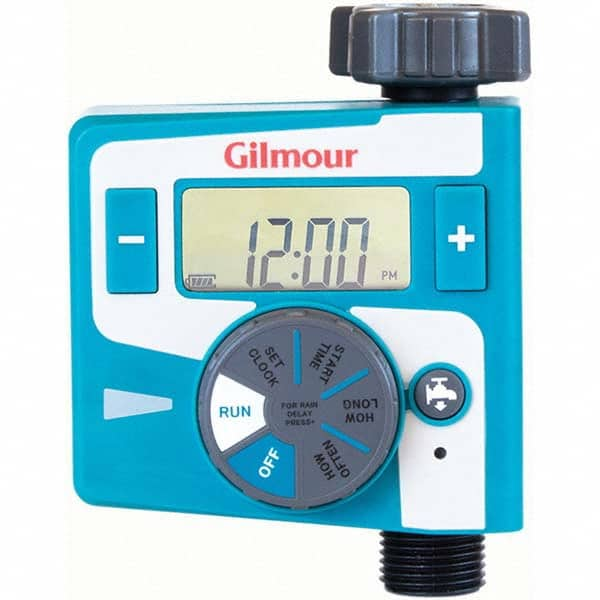 Gilmour - Lawn Sprinkler Timers Type: Auto ON/OFF Single Outlet Electronic Timer Number of Watering Modes: 1 - Caliber Tooling