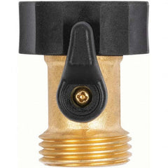 Gilmour - Garden Hose Fittings & Repair Kits Type: Shut-Off Valve Connector Type: Female; Male - Caliber Tooling