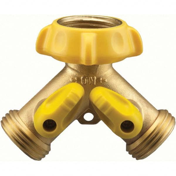 Nelson - Garden Hose Fittings & Repair Kits Type: Shut-Off Valve Connector Type: Male; Female - Caliber Tooling