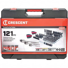 Crescent - Combination Hand Tool Sets Tool Type: Mechanic's Tool Set Number of Pieces: 121 - Caliber Tooling