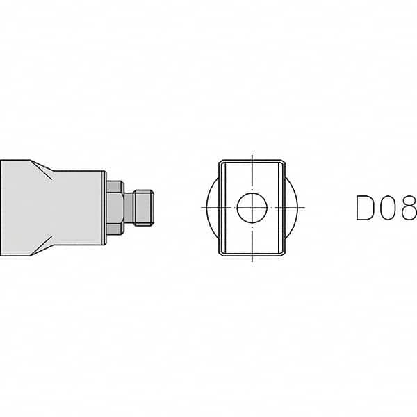 Weller - Soldering Iron Tips; Type: Hot Gas Nozzle ; For Use With: HAP1; HAP200; WXHAP200 - Exact Industrial Supply