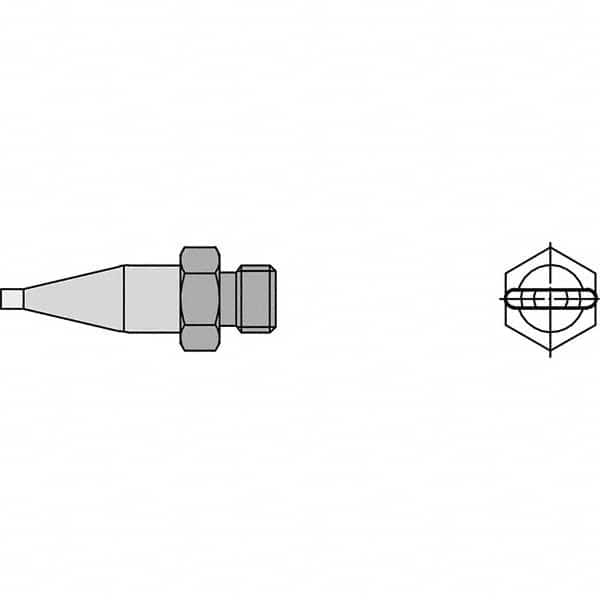 Weller - Soldering Iron Tips; Type: Flat Nozzle ; For Use With: HAP1; HAP200; WXHAP200