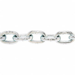 Campbell - Welded Chain; Chain Grade: 30 ; Trade Size: 1/4 ; Load Capacity (Lb.): 1,300 ; Finish/Coating: Self Colored ; Type: Proofcoil ; Length (Feet): 20 - Exact Industrial Supply