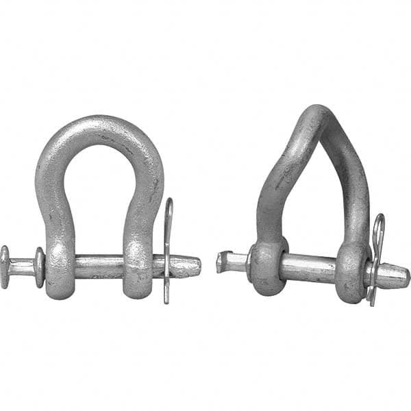 Campbell - Shackles; Nominal Chain Size: 3/8 - Exact Industrial Supply