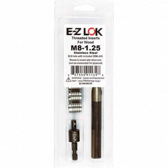 E-Z LOK - Thread Repair Kits Insert Thread Size (mm): M8x1.25 Includes Drill: Yes - Caliber Tooling