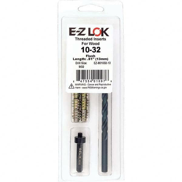 E-Z LOK - Thread Repair Kits Insert Thread Size (Inch): 1/4-20 Includes Drill: Yes - Caliber Tooling