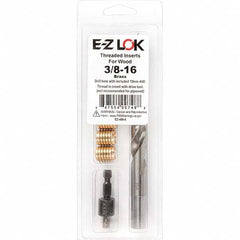 E-Z LOK - Thread Repair Kits Insert Thread Size (Inch): 3/8-16 Includes Drill: Yes - Caliber Tooling