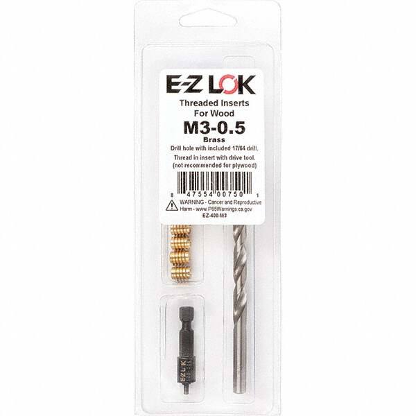 E-Z LOK - Thread Repair Kits Insert Thread Size (mm): M3x0.50 Includes Drill: Yes - Caliber Tooling