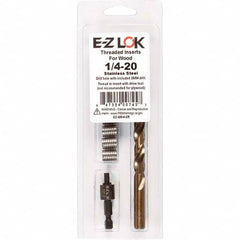 E-Z LOK - Thread Repair Kits Insert Thread Size (Inch): 1/4-20 Includes Drill: Yes - Caliber Tooling