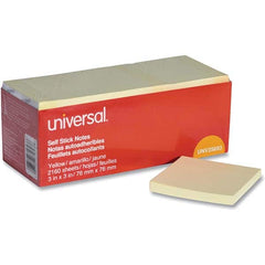 UNIVERSAL - Note Pads, Writing Pads & Notebooks Writing Pads & Notebook Type: Self-Stick Notes Size: 3 x 3 - Caliber Tooling