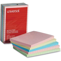 UNIVERSAL - Note Pads, Writing Pads & Notebooks Writing Pads & Notebook Type: Self-Stick Notes Size: 4 x 6 - Caliber Tooling